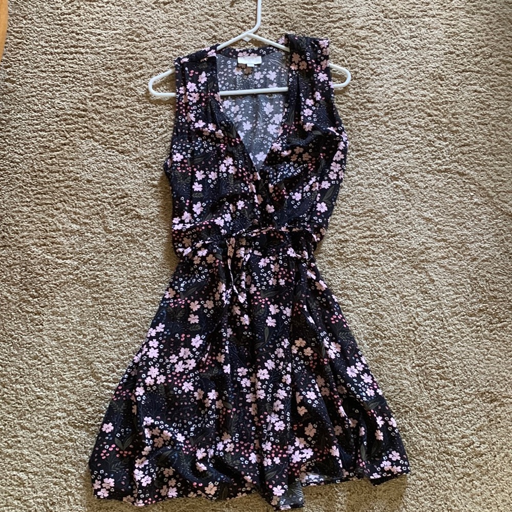 Loft Petite Large Wrap Dress